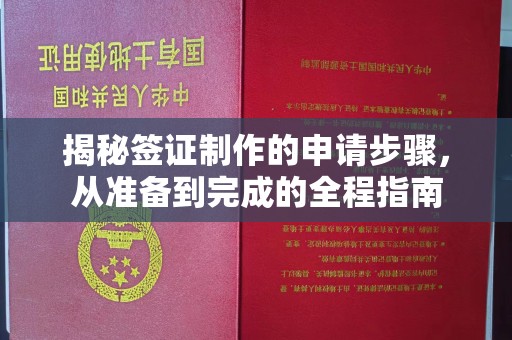 保税港区揭秘签证制作的申请步骤，从准备到完成的全程指南